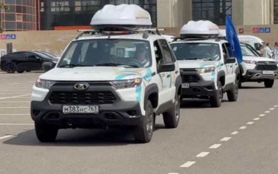 Автоэкспедиция «Путешествие в сердце Евразии» начала поездку по Казахстану